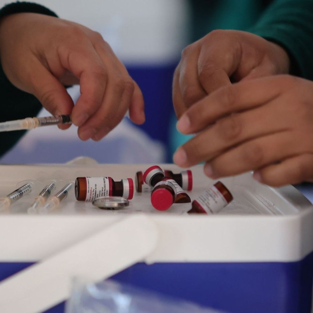 Vacunación contra sarampión en México