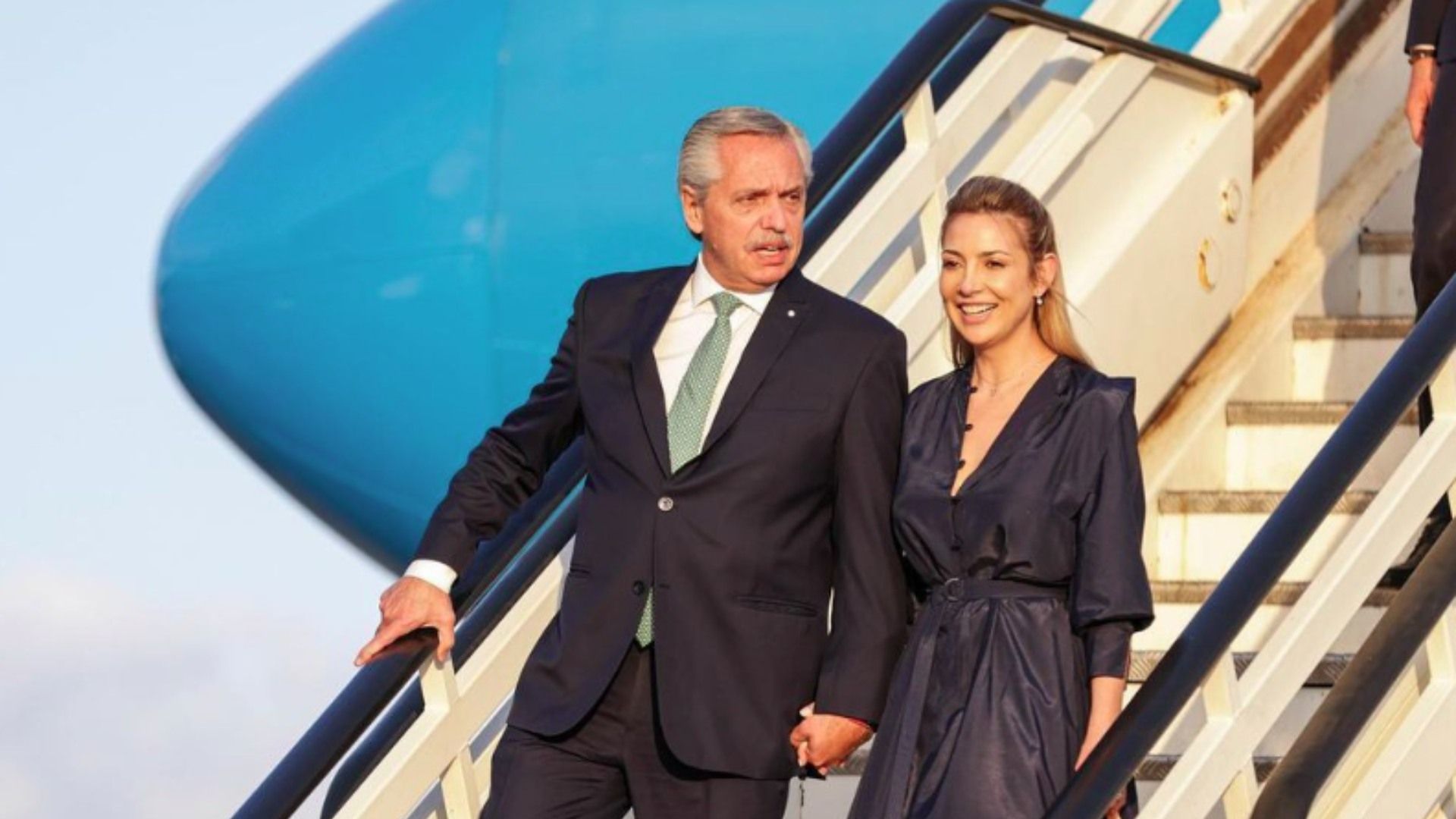 Fabiola Yáñez y Alberto Fernández, expresidente de Argentina