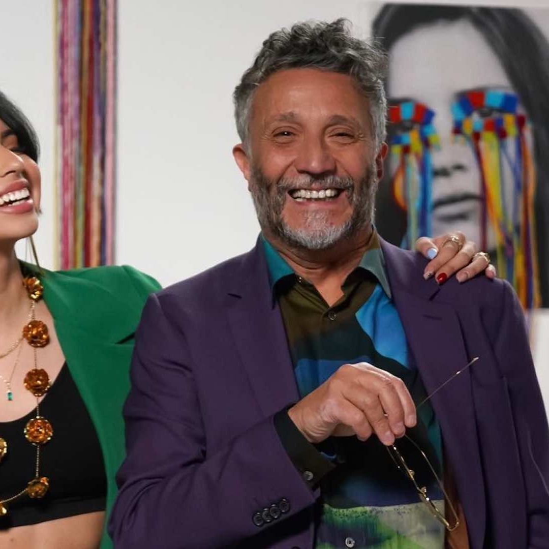 Ángela Aguilar en compañía de Fito Páez