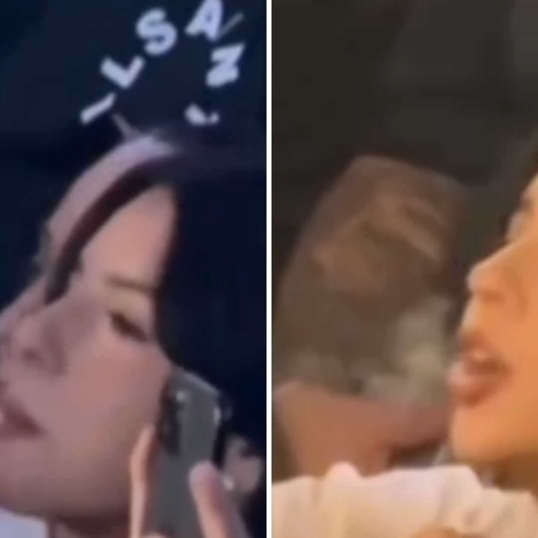 Ángela Aguilar es Captada Fumando en Concierto de Christian Nodal y Usuarios la Critican