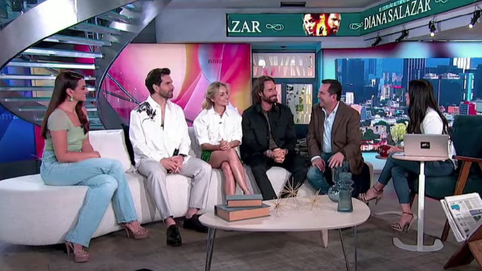 Actores de 'El extraño retorno de Diana Salazar', en entrevista para Despierta