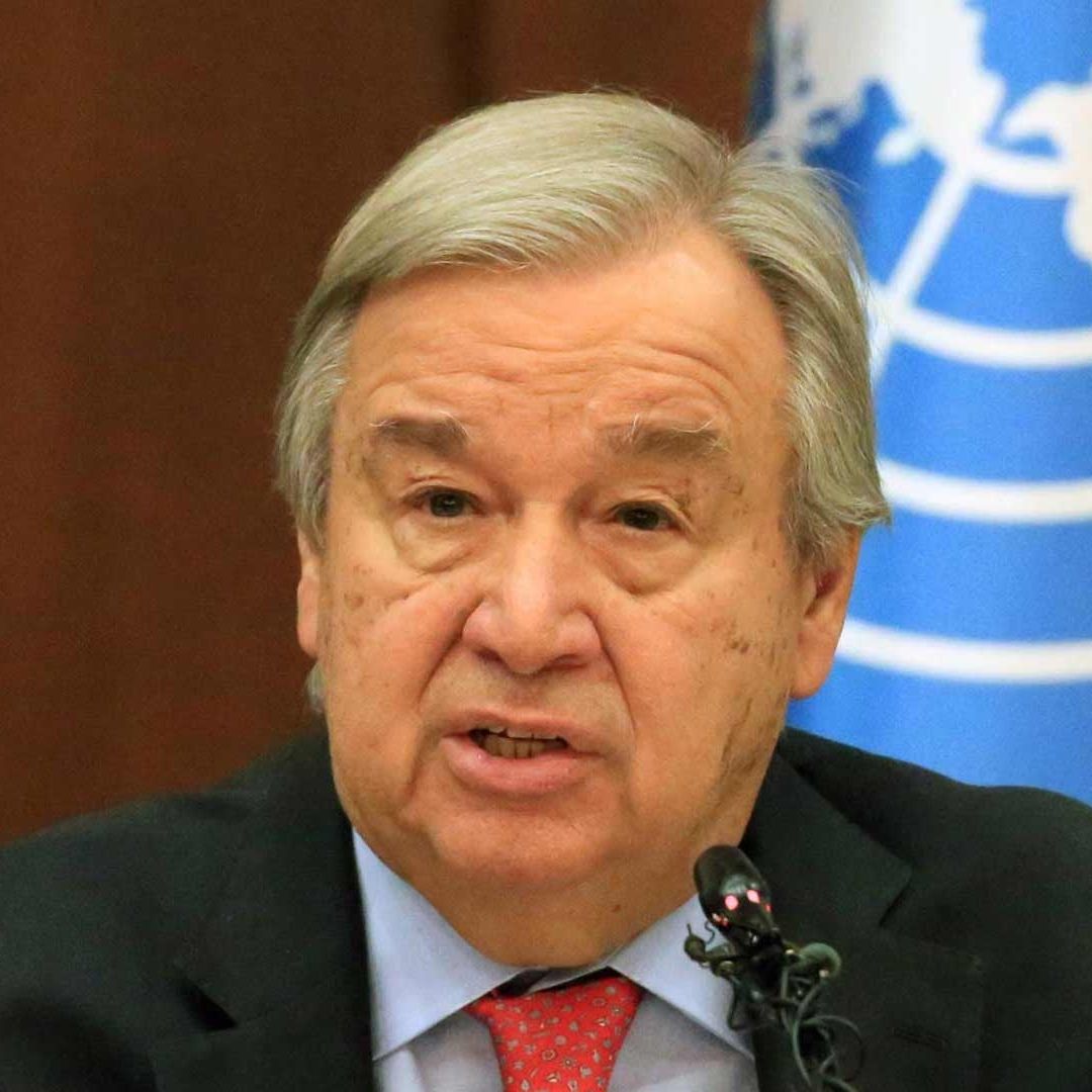 Antonio Guterres, secretario general de la ONU visita Kiev
