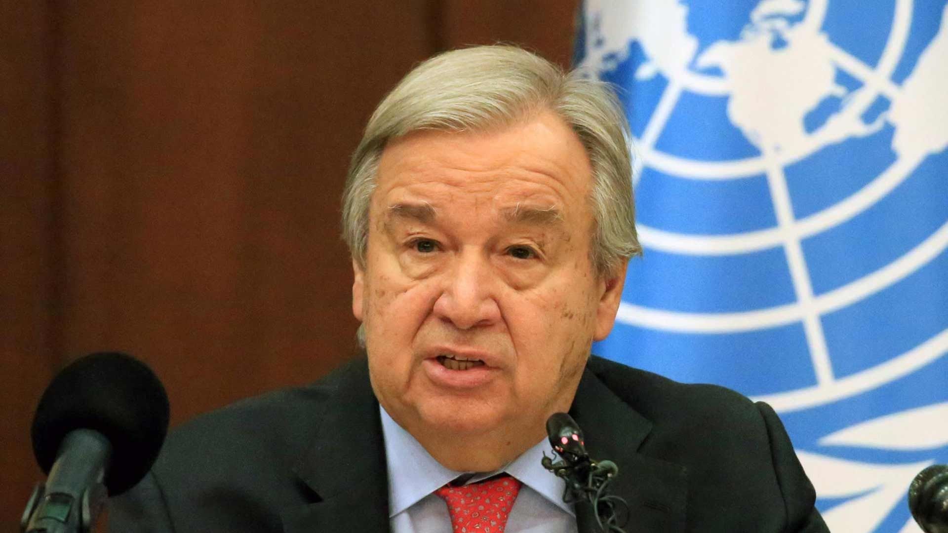 Antonio Guterres, secretario general de la ONU visita Kiev