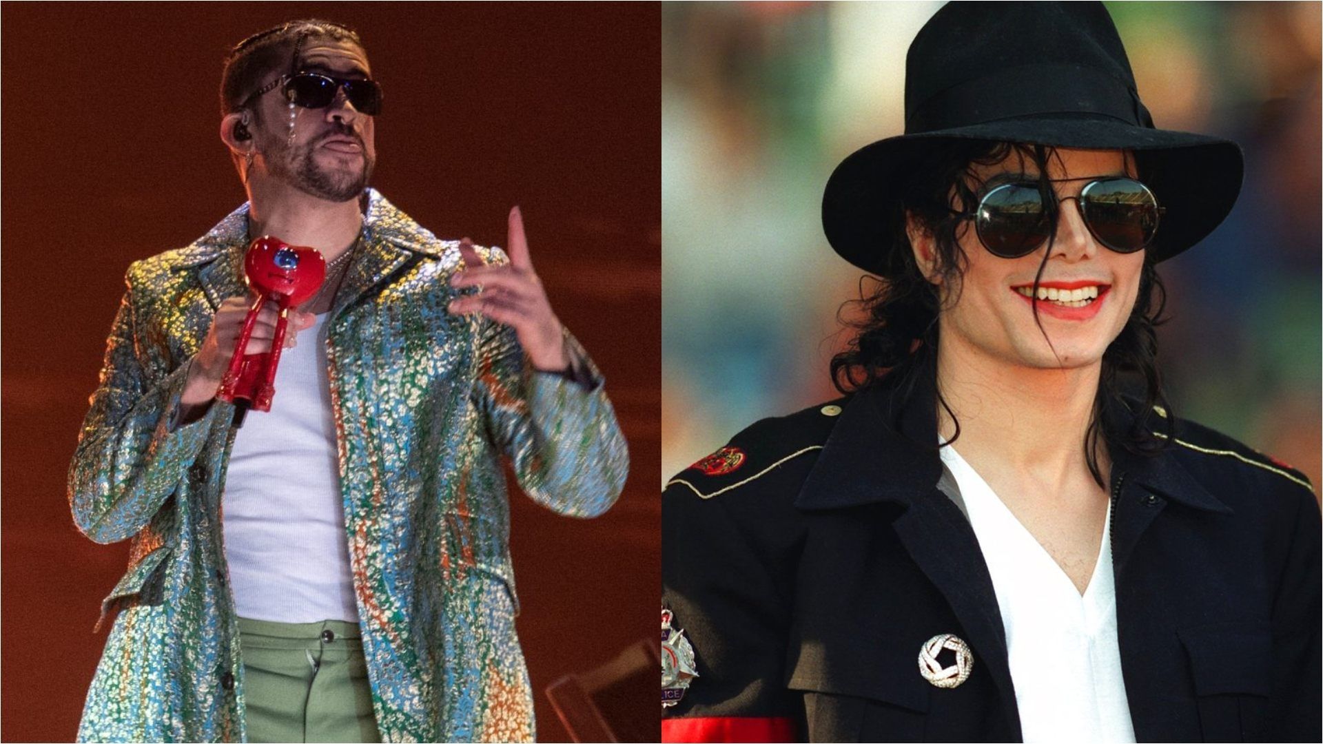 Forbes cree que el éxito de Bad Bunny es equiparable al de Michael Jackson. Fotos: Cuartoscuro y AP