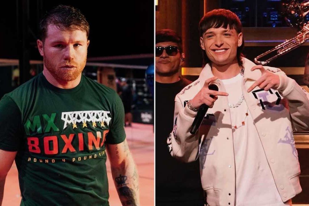 Saúl Canelo Álvarez y Peso Pluma