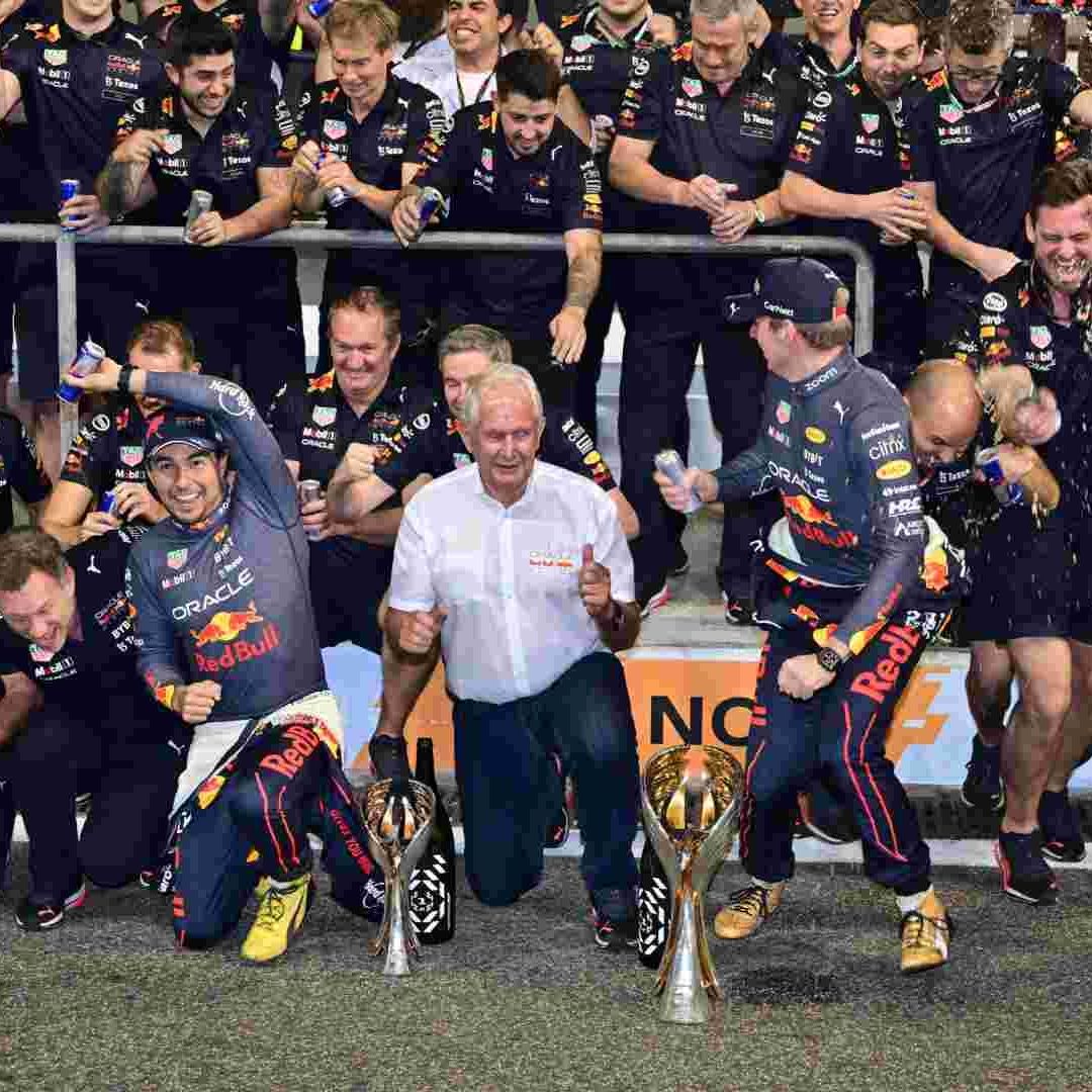 Helmut Marko recibió muchas críticas por sus declaraciones sobre Checo Pérez. Foto: AP | Archivo