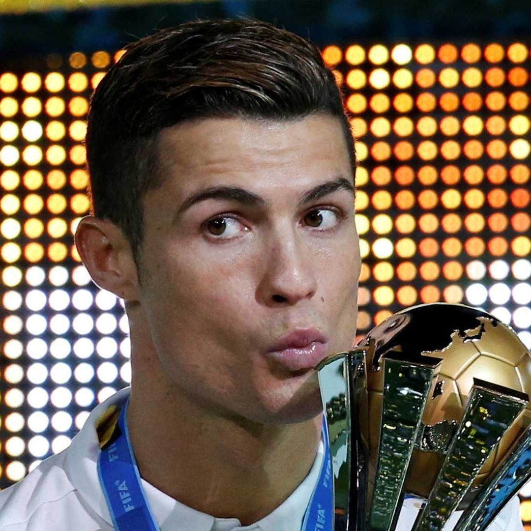 Cristiano Ronaldo celebra la victoria en la final del Mundial de Clubes de la FIFA en 2016