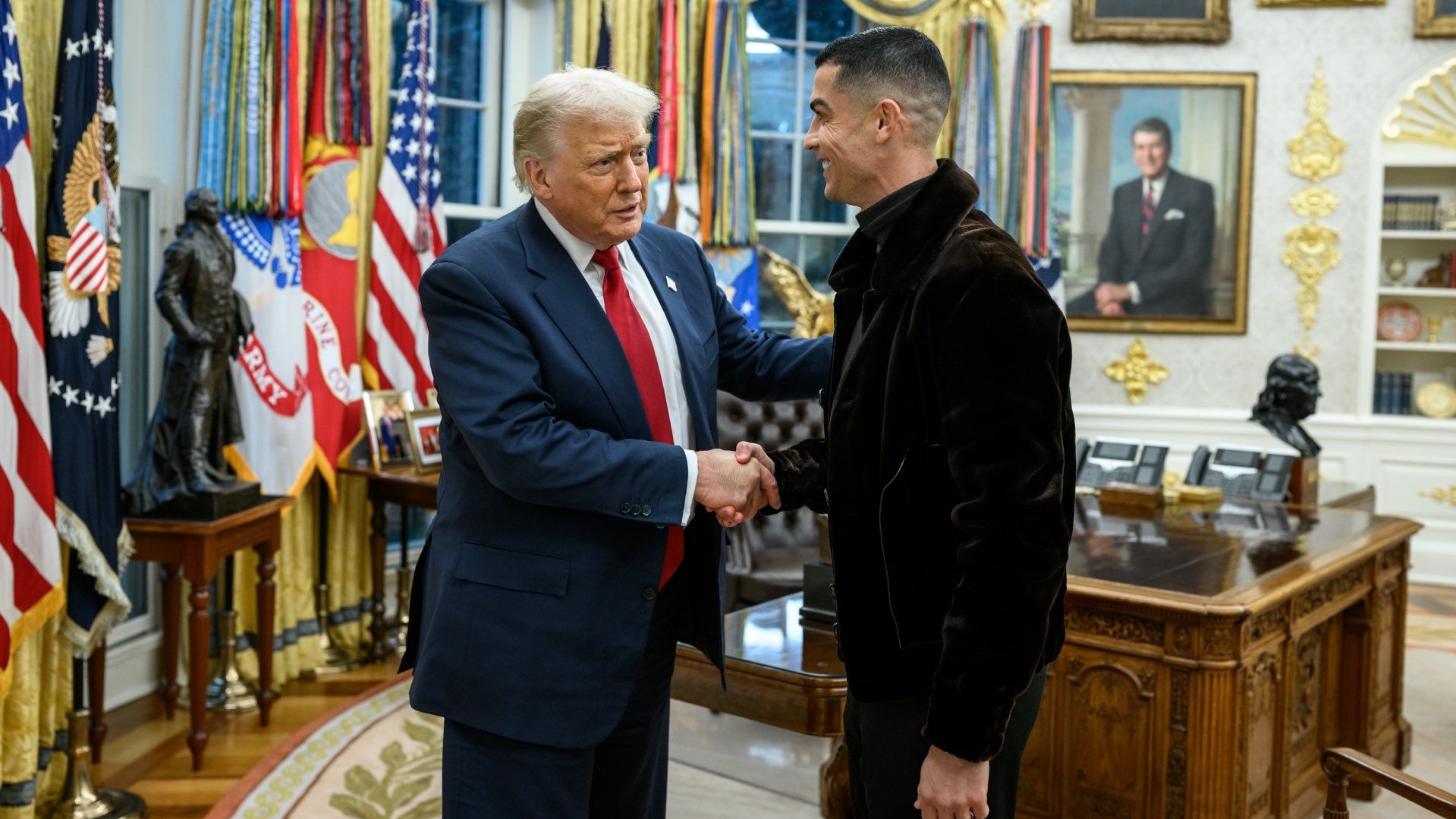 Difunden Video de Donald Trump con Cristiano Ronaldo; ¿Qué Dijo el Presidente de EUA?
