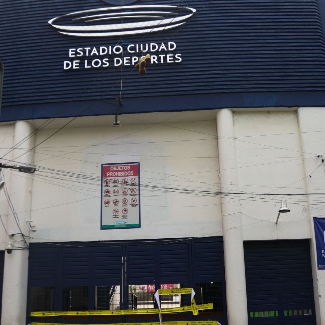 El Estadio Ciudad de los Deportes fue clausurado por el Gobierno de CDMX