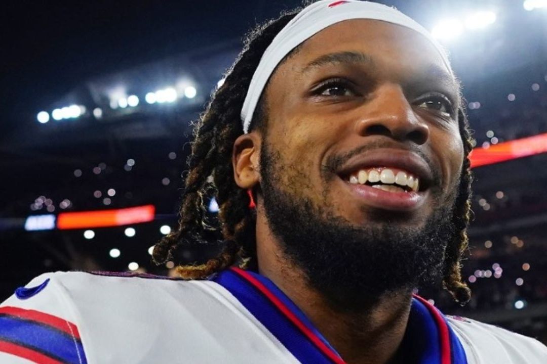 Damar Hamlin, defensivo de los Buffalo Bills de la NFL