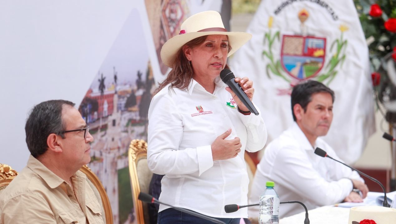 Dina Boluarte rechazó las acusaciones de corrupción en su contra