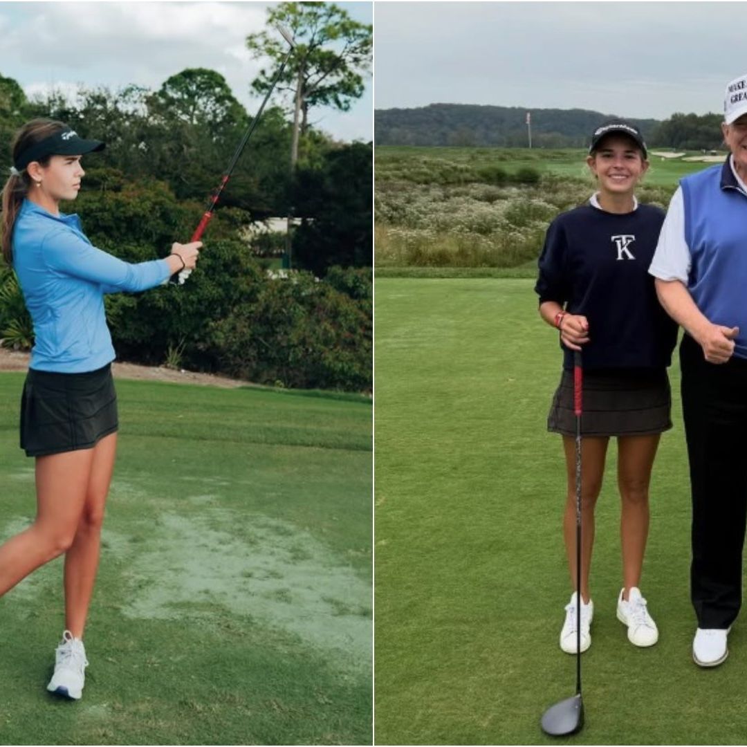 Kai Trump es una golfista muy popular, con millones de seguidores en redes sociales.