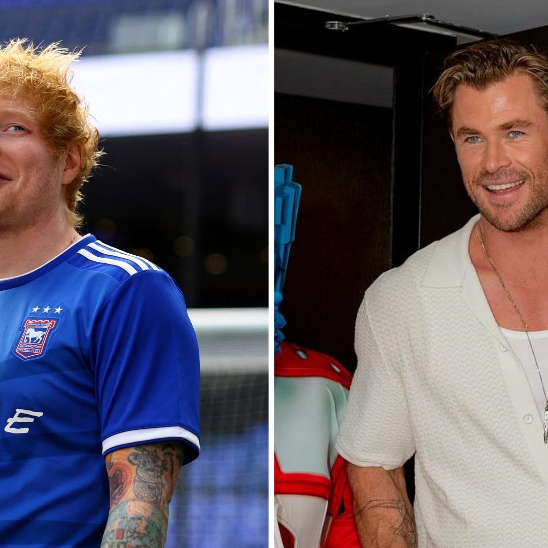 Chris Hemsworth toca la batería para Ed Sheeran