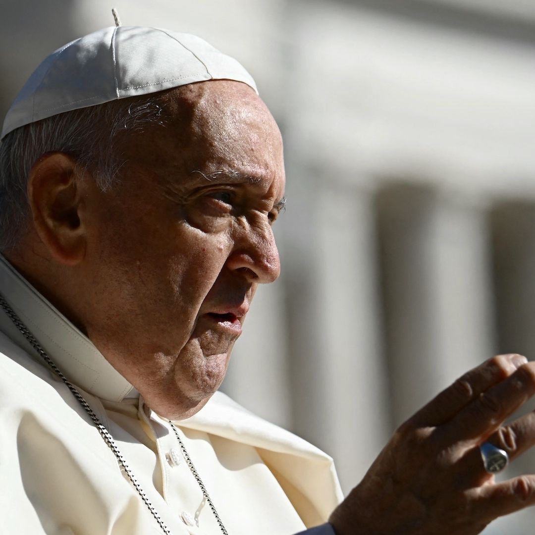 Papa Francisco durante una misa en el Vaticano