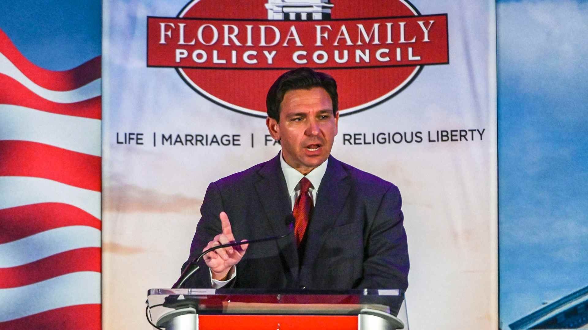 Ron DeSantis, gobernador de Florida
