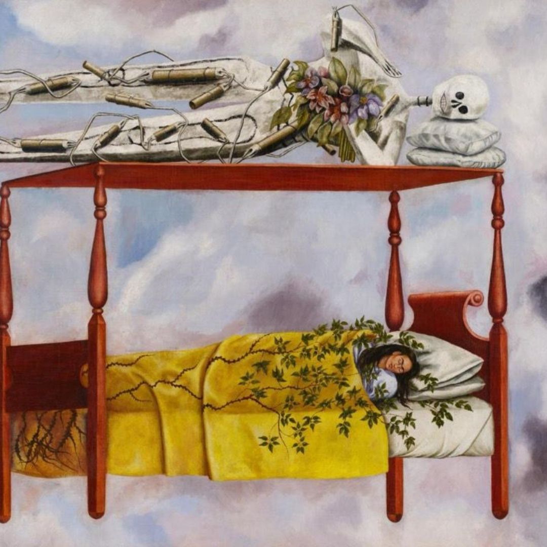 ‘El Sueño’ de Frida Kahlo, obra de 1940. Foto: EFE