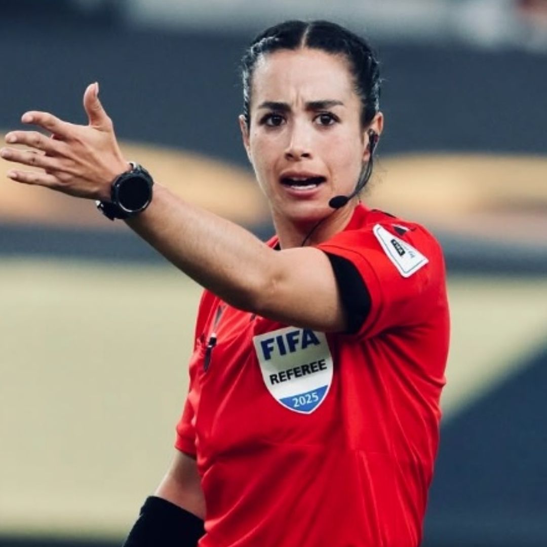 Katia Itzel García es la silbante mexicana que participa en la Leagues Cup 2025 y recibió mensajes amenazantes.