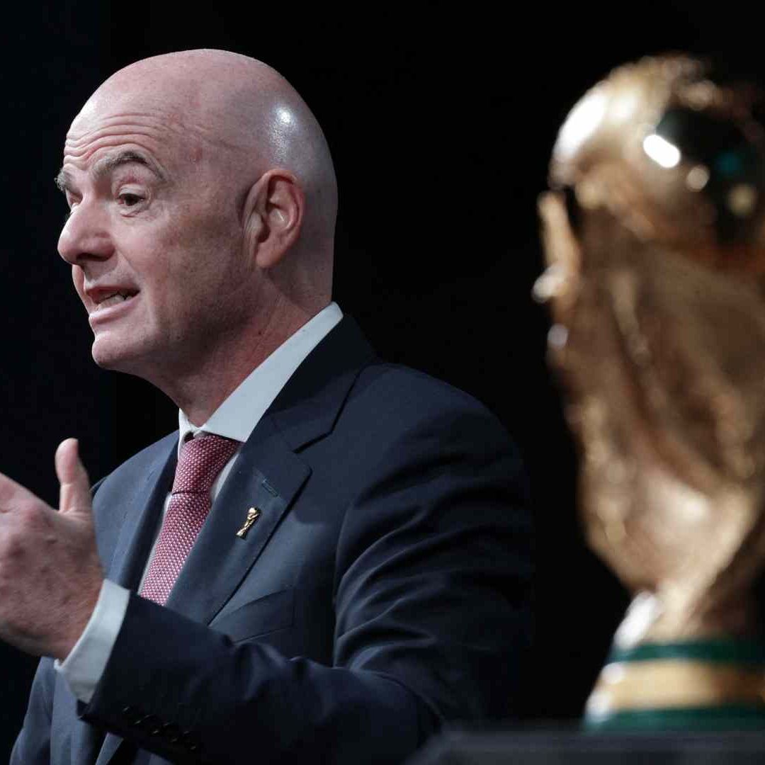 Gianni Infantino-presidente de la FIFA. Foto: AFP