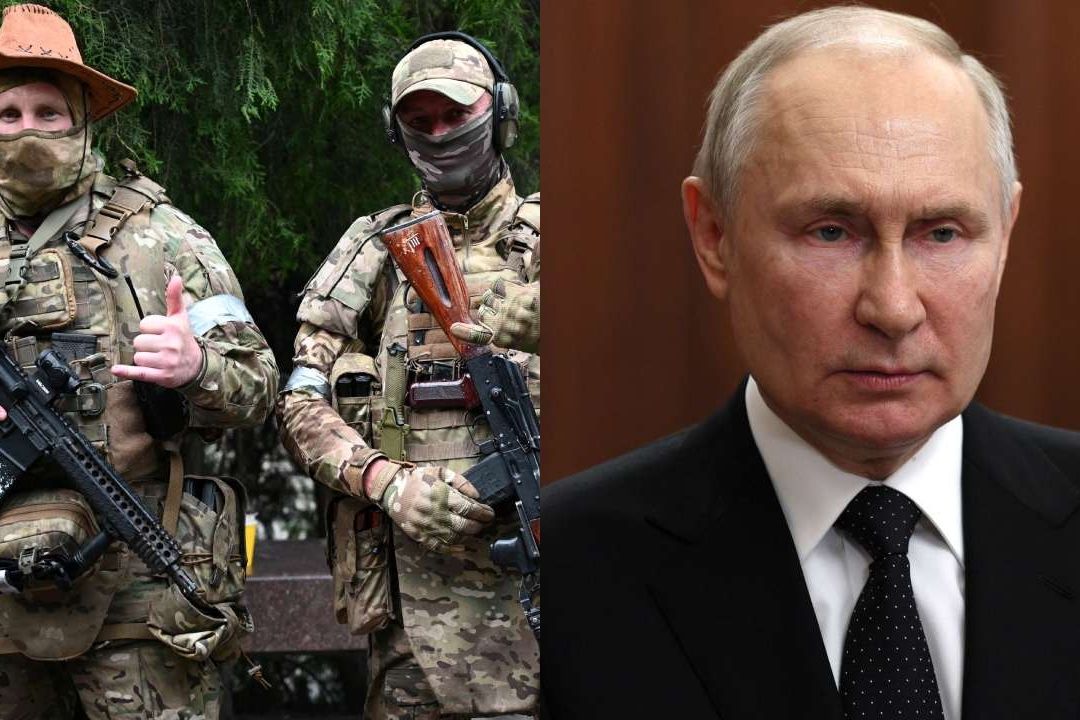 El Grupo Wagner de Rusia se levantó contra Vladimir Putin