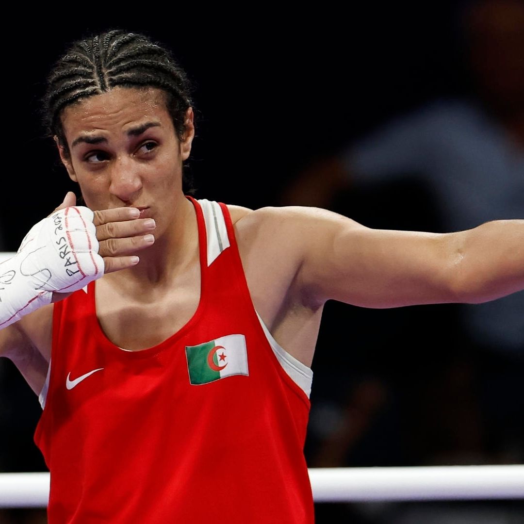 La boxeadora argelina Imane Khelif