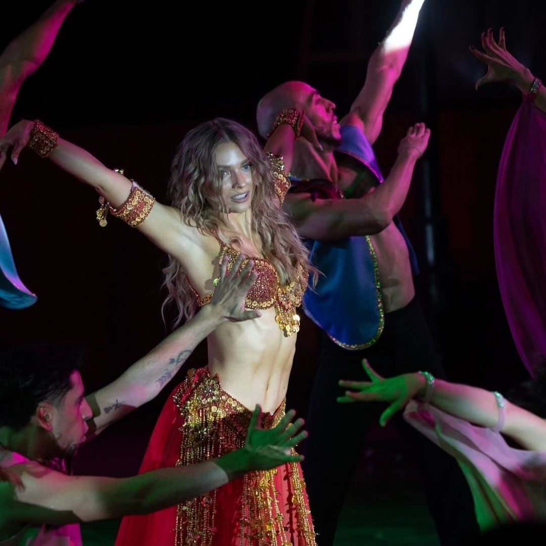 Irina Baeva durante su participación en la obra de teatro 'Aventurera'
