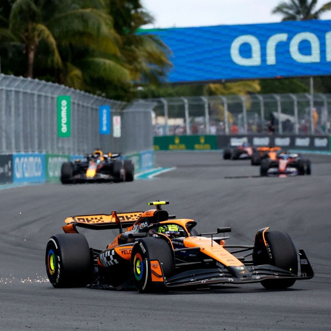 En el Gran Premio de Miami de la Fórmula 1 una bandera amarilla cambió el curso de la carrera y encaminó a Norris a conseguir la victoria