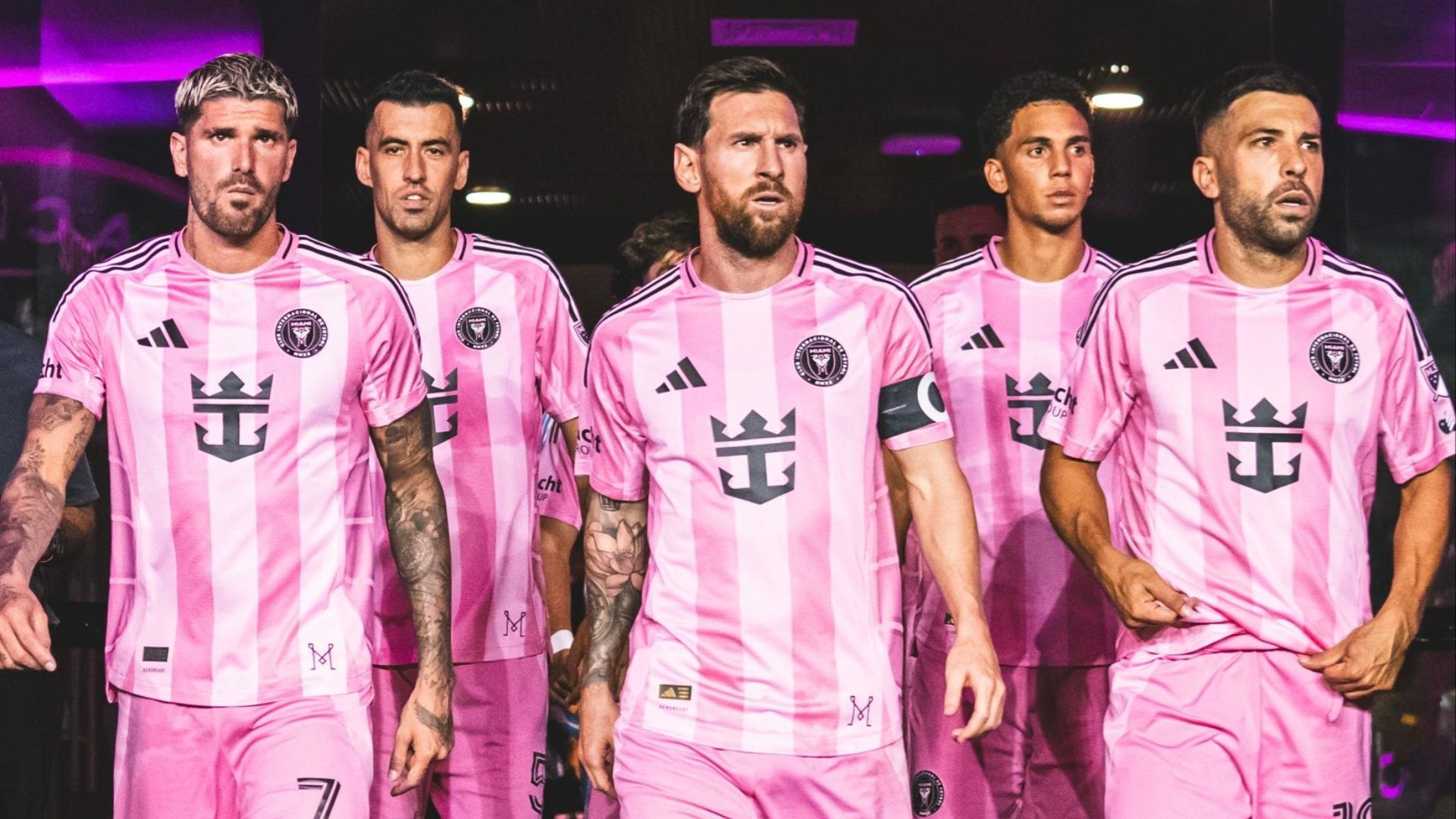 Lionel Messi, Jordi Alba y Sergio Busquets coincidieron en el Barcelona y ahora en el Inter Miami.