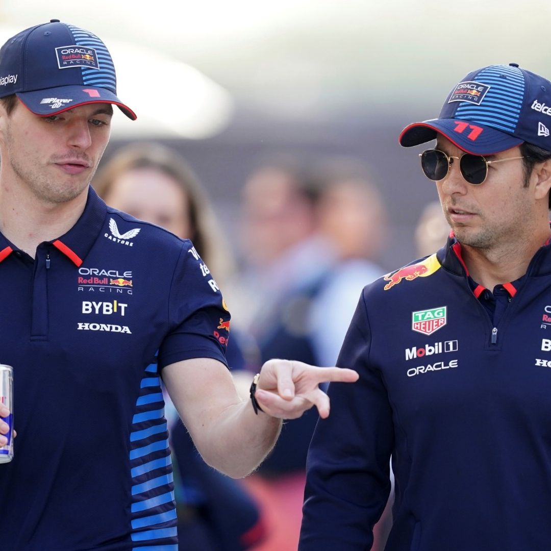 Max Verstappen y sus compañeros de equipo