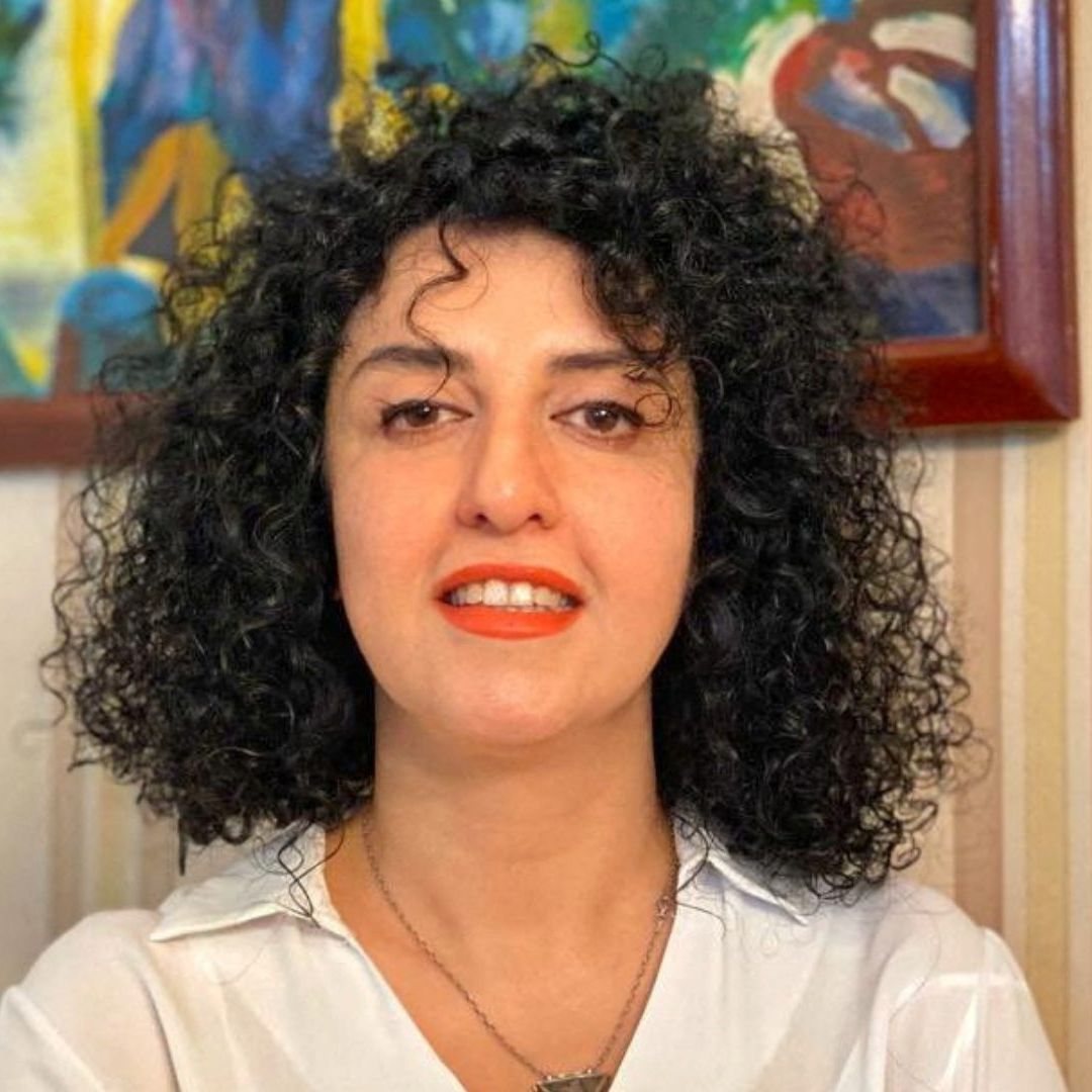 La premio Nobel de la Paz iraní Narges Mohammadi