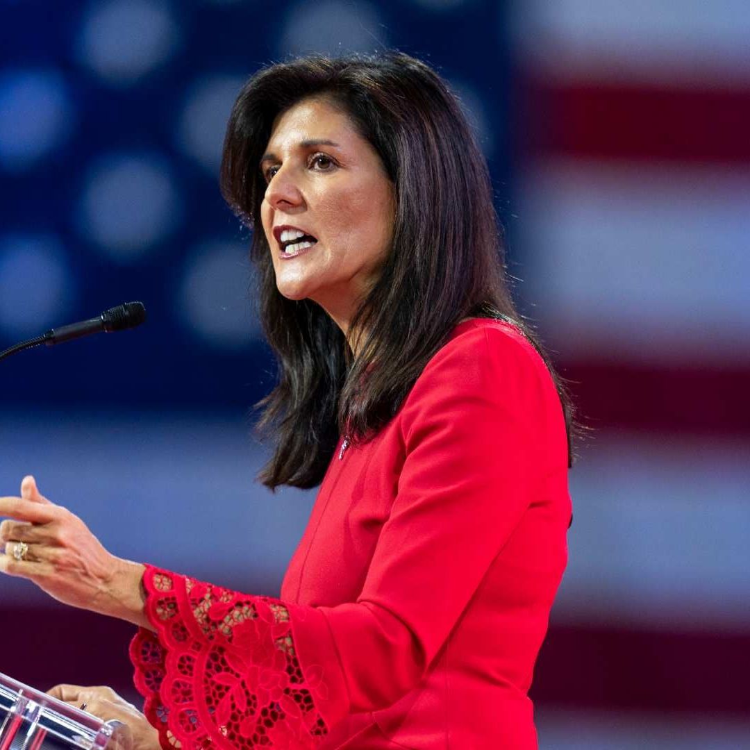 Nikki Haley, durante la Conferencia Política de Acción Conservadora