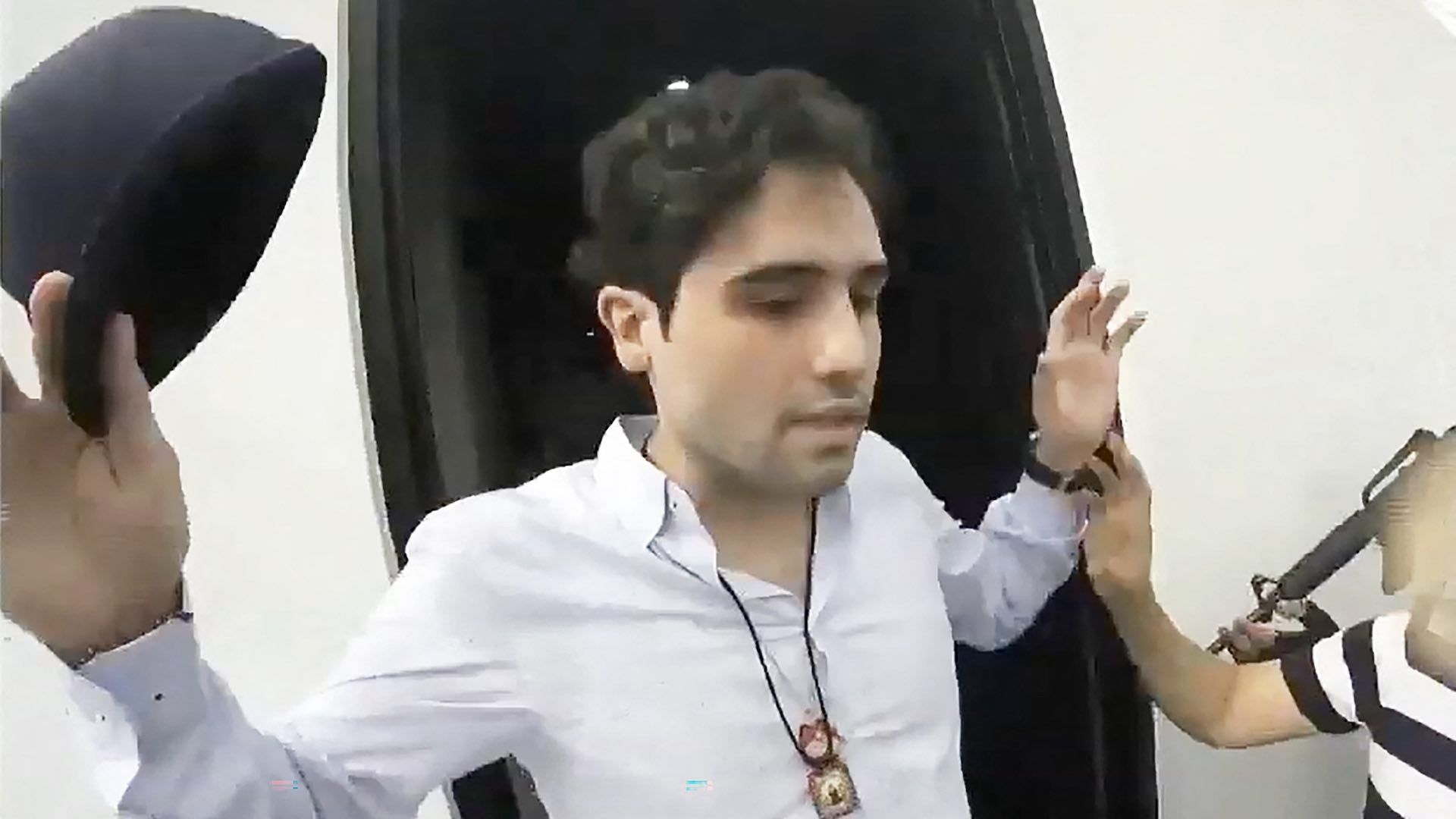 Ovidio Guzmán en su detención en 2019