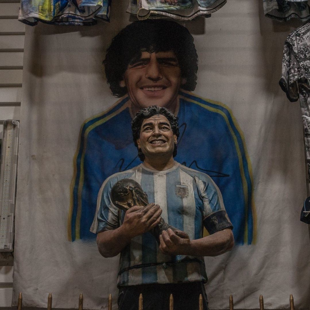 Maradona murió el 25 de noviembre de 2020 a los 60 años de edad. Foto: Cuartoscuro