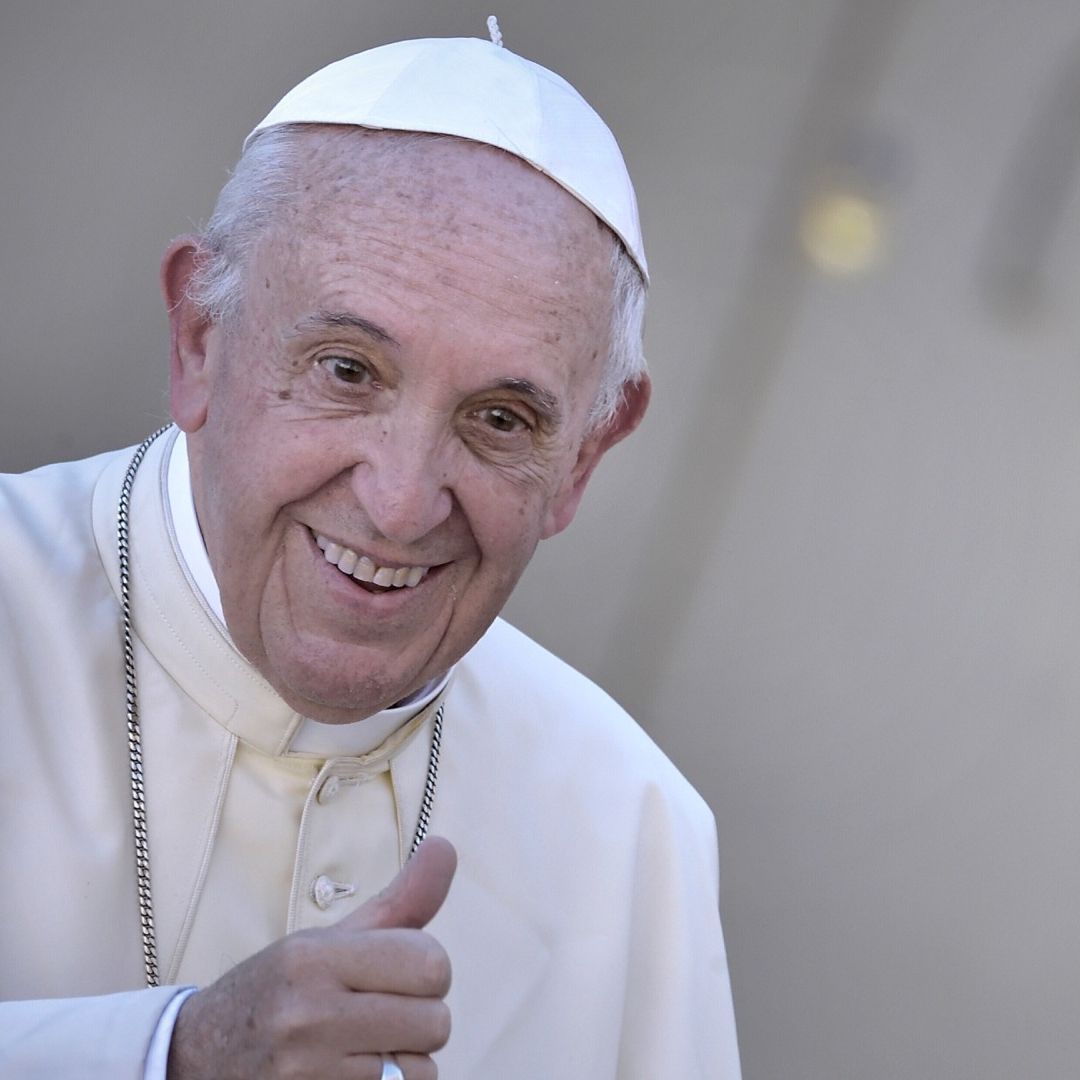 Papa Francisco durante una misa