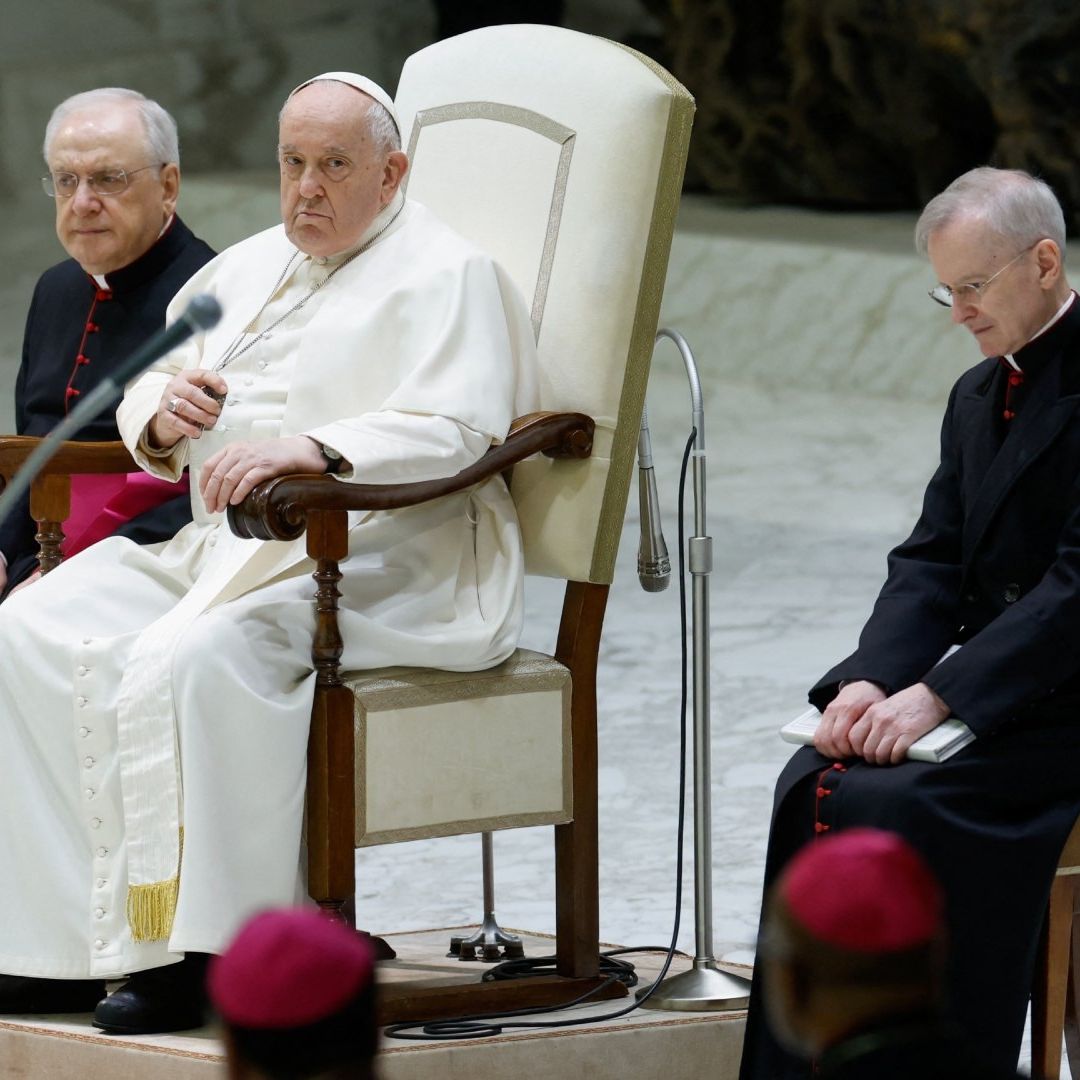 El papa Francisco durante audiencia general de los miércoles
