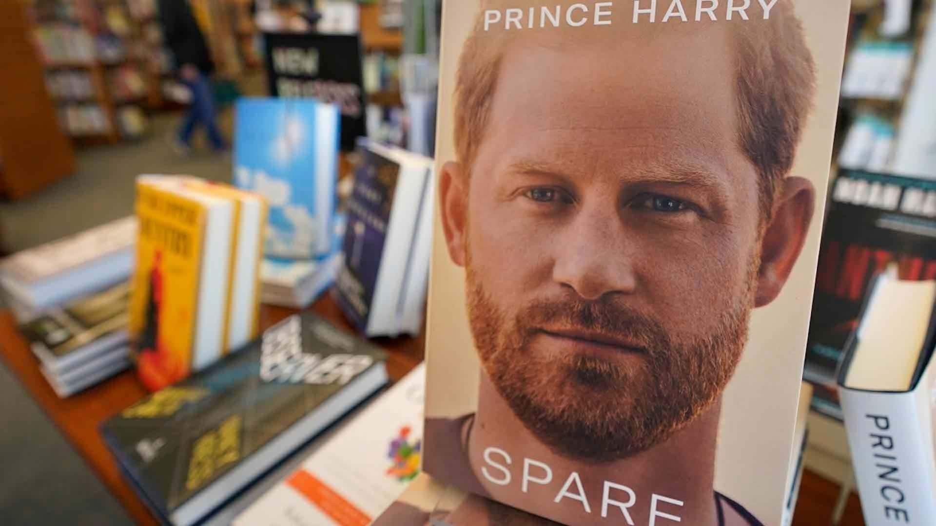 Portada del libro Spare del príncipe Harry