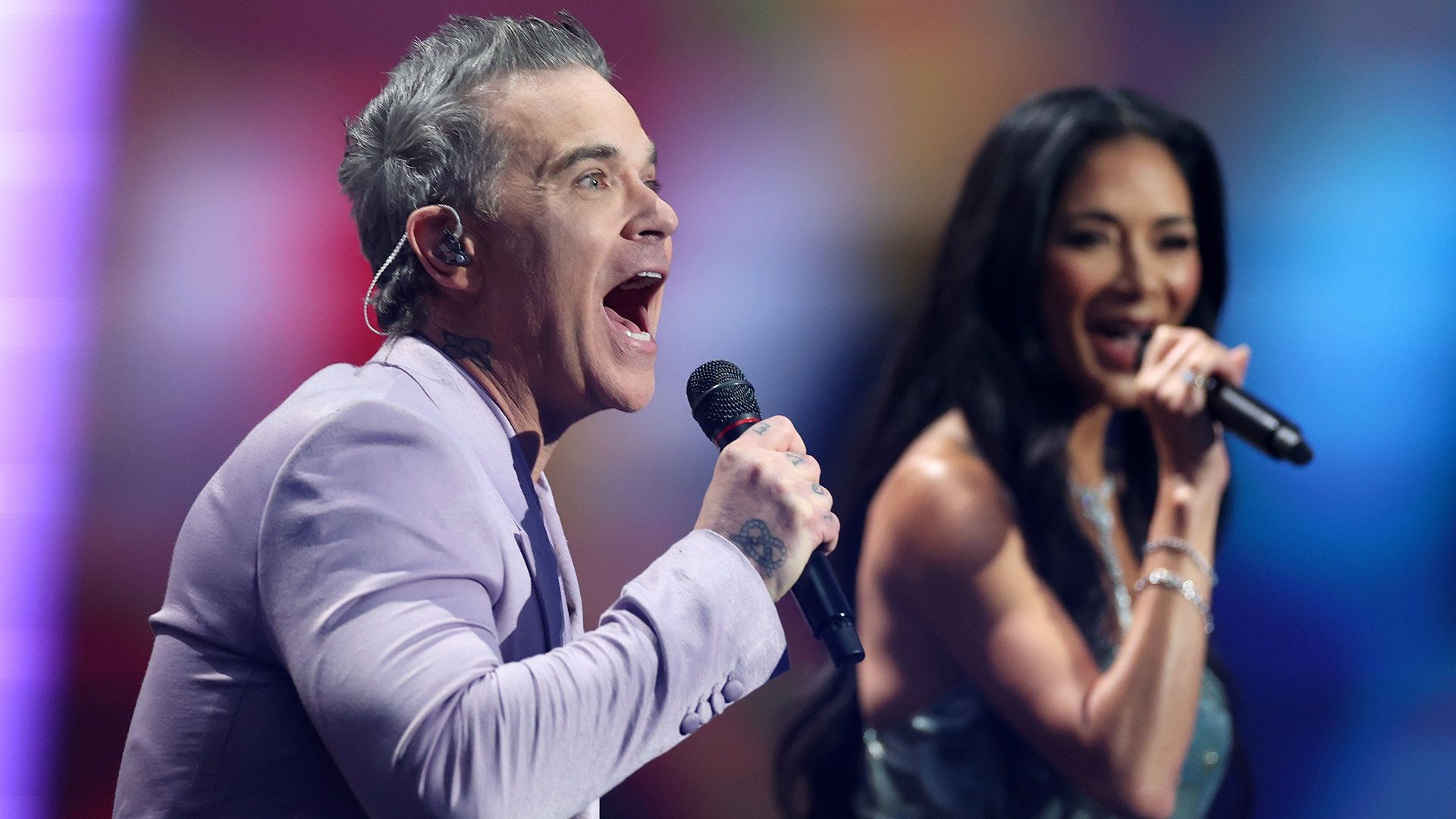 Robbie Williams y Nicole Scherzinger