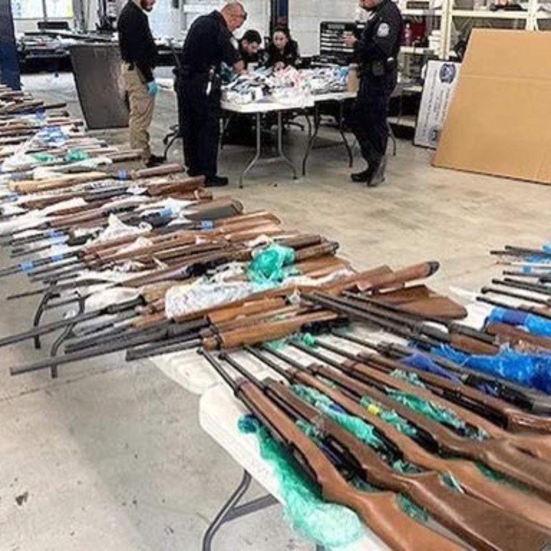 Armas incautadas en EUA