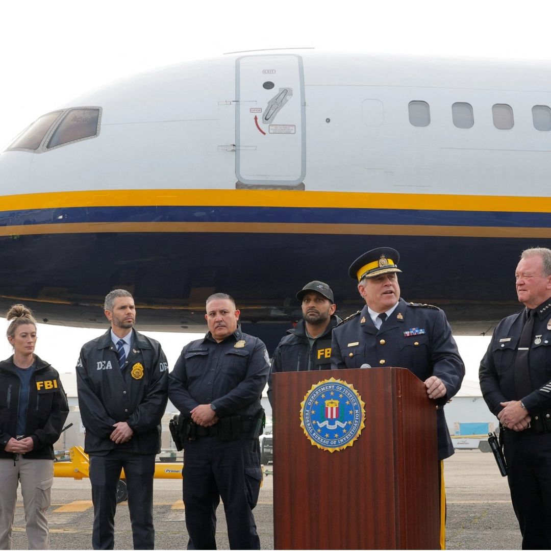 Directivos del FBI, la Real Policía Montada de Canadá y la Policía de Los Ángeles anunciaron en conferencia de prensa la detención del exatleta olímpico canadiense Ryan Wedding.