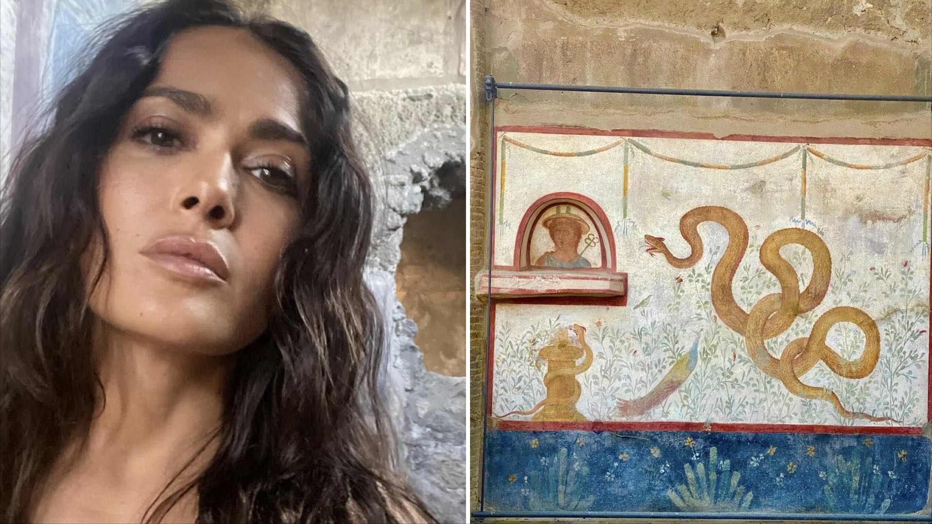 Salma Hayek en Vesubio