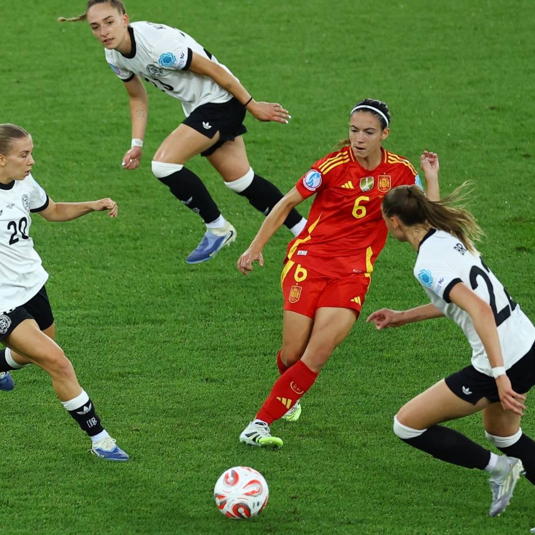 Alemania y España se enfrentaron en semifinales de la Eurocopa Femenina 2025, en Zurich, Suiza.