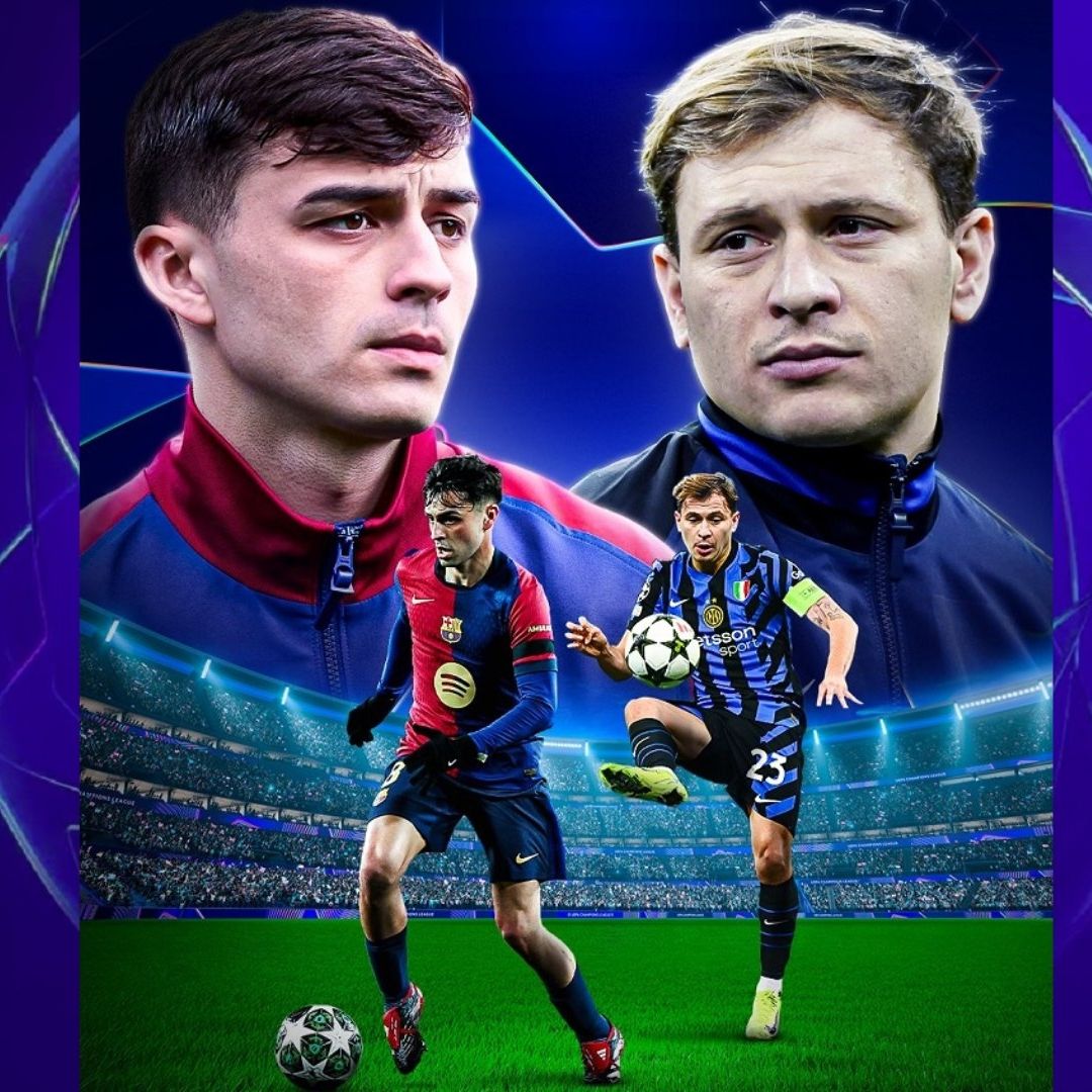 Pedri y Nico Barella se verán las caras en las semifinales de Champions League este miércoles 20 de abril.
