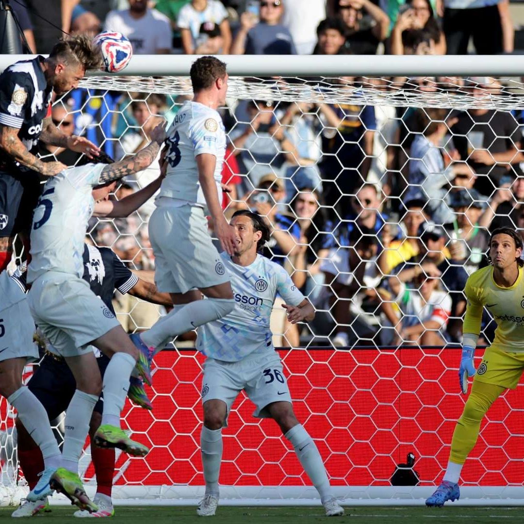 Sergio Ramos anotó un gol en el partido contra Inter de Milán en el Mundial de Clubes 2025.