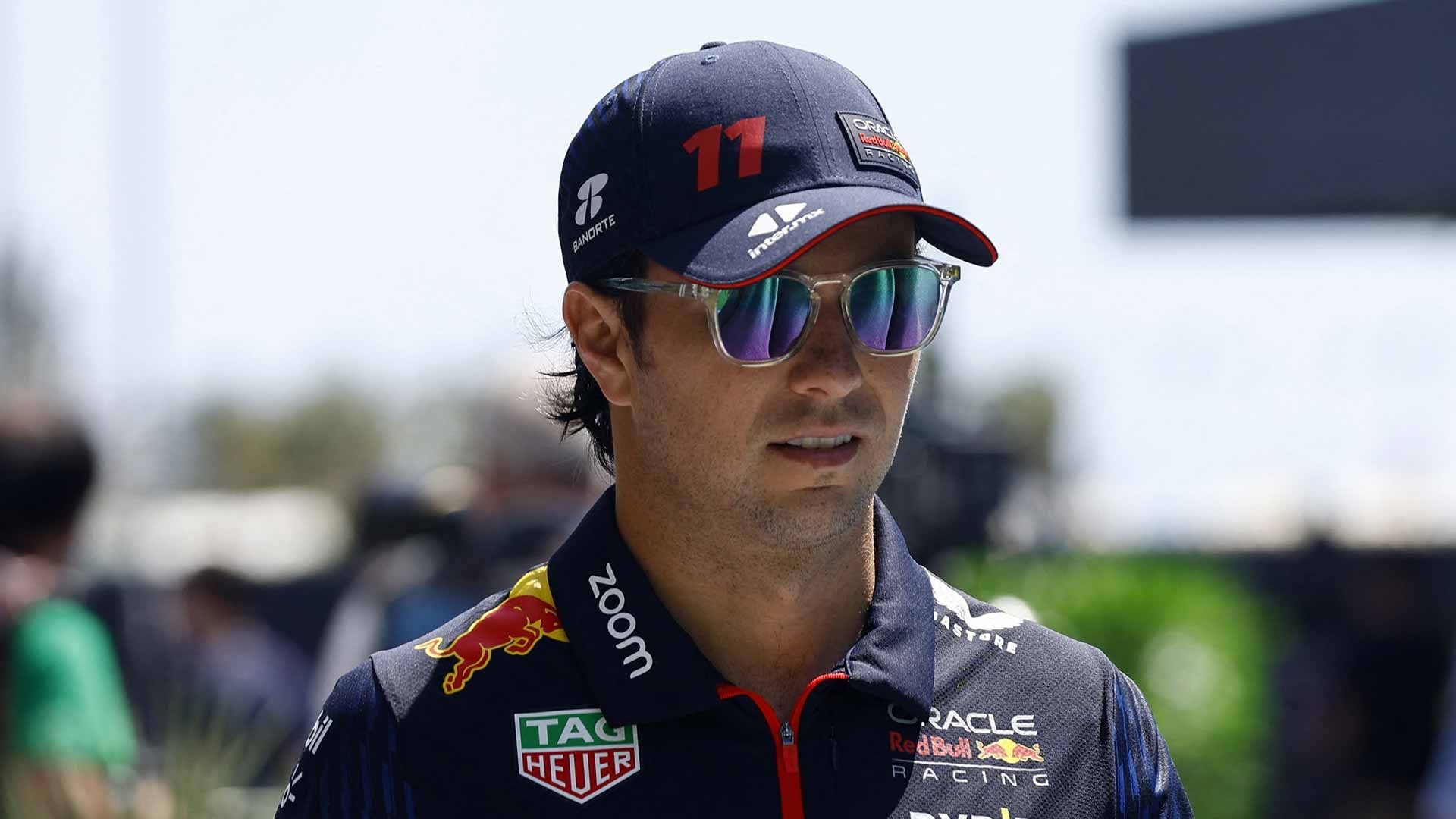 Sergio 'Checo'  Perez durante una práctica del Gran Premio de Arabia Saudita.