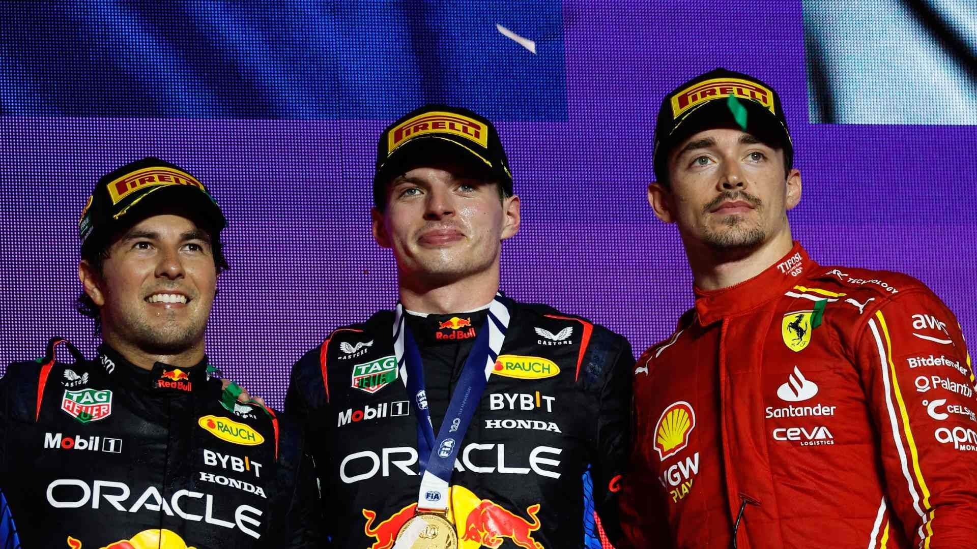 ¡Podio para 'Checo' Pérez! en el GP de la F1 de Arabia Saudita; Queda Segundo y Verstappen Gana