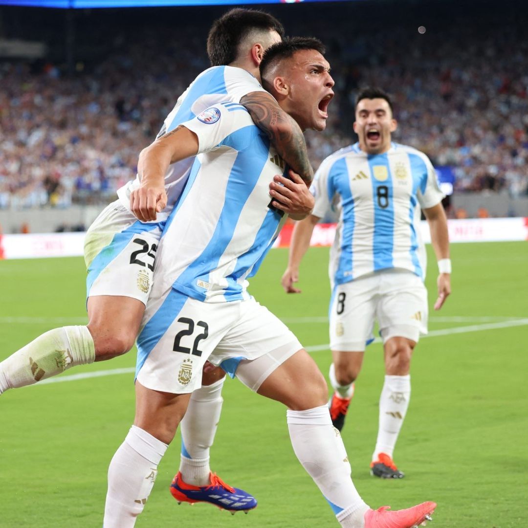 Lautaro Martínez fue el salvador argentino. Foto AFP