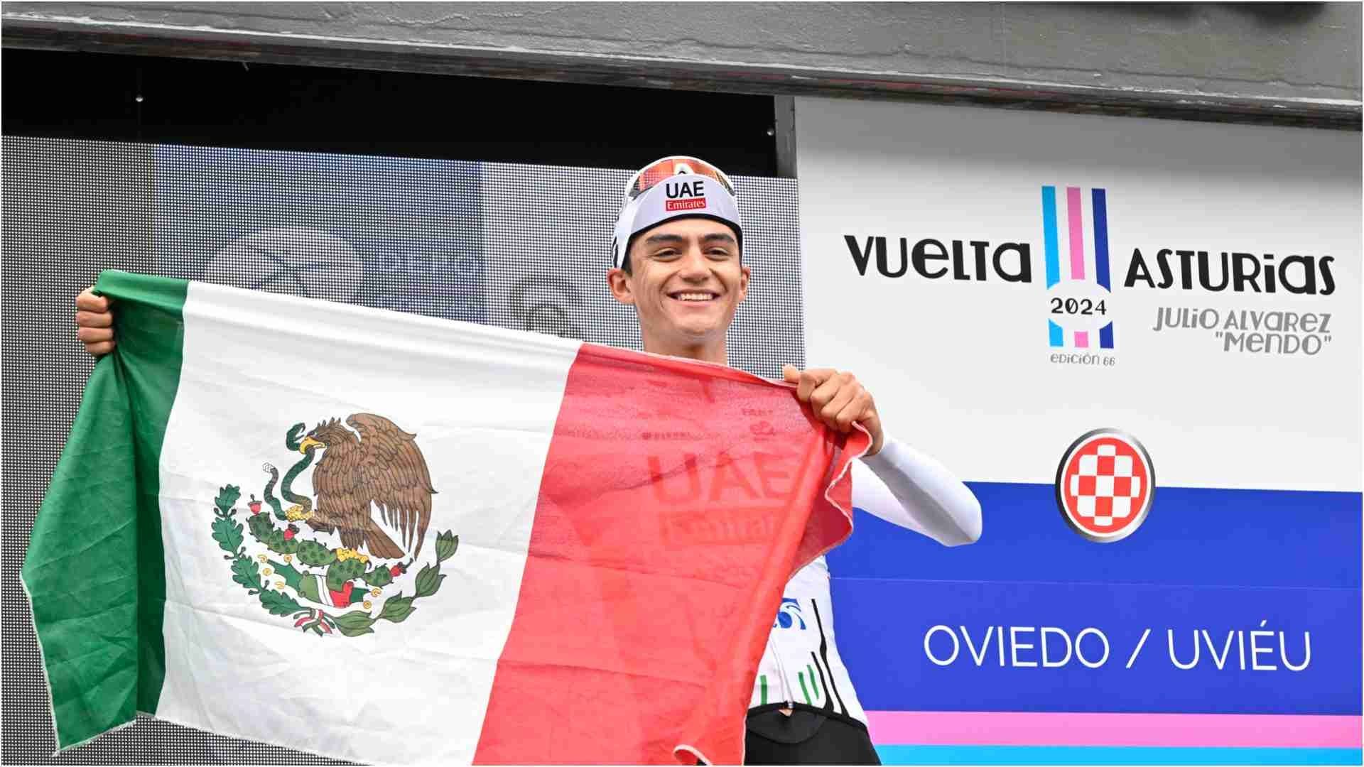 Ciclista mexicano Isaac del Toro consigue el primer lugar en la Vuelta a Asturias