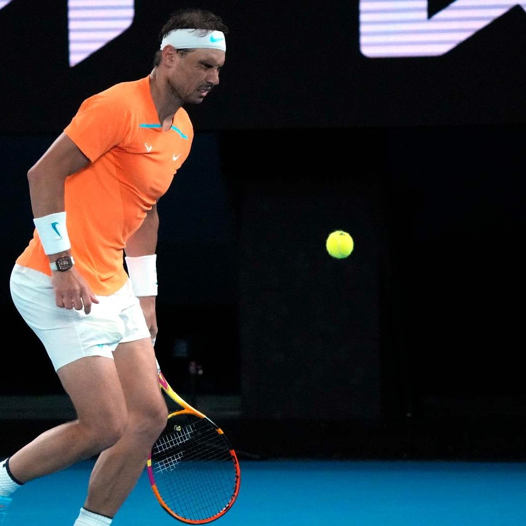 Rafael Nadal se lesionó la cadera en el Abierto de Australia