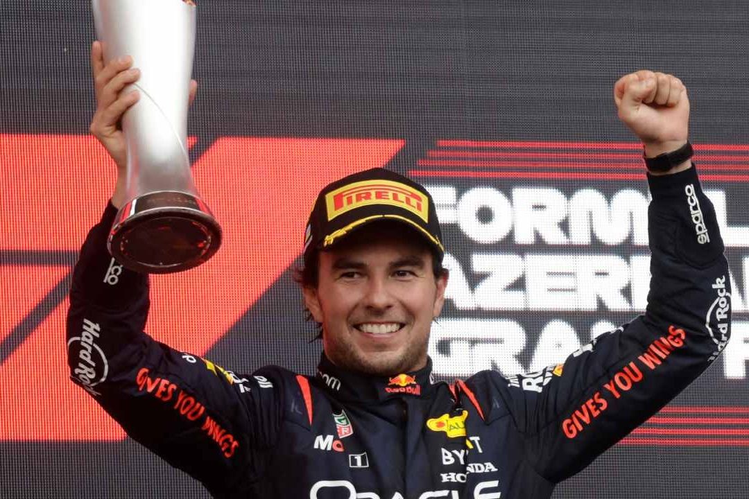 Sergio "Checo" Pérez ganó el Gran Premio de Azerbaiyán este domingo 30 de abril de 2023