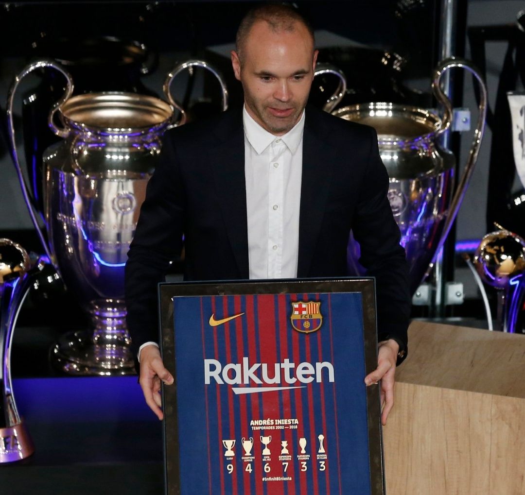 Iniesta lo ganó todo con el FC Barcelona. Foto AP