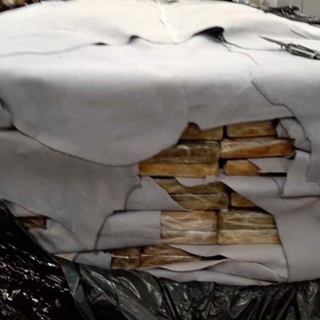 En 2022, Bélgica incautó más de 100 toneladas de cocaína proveniente de América Latina